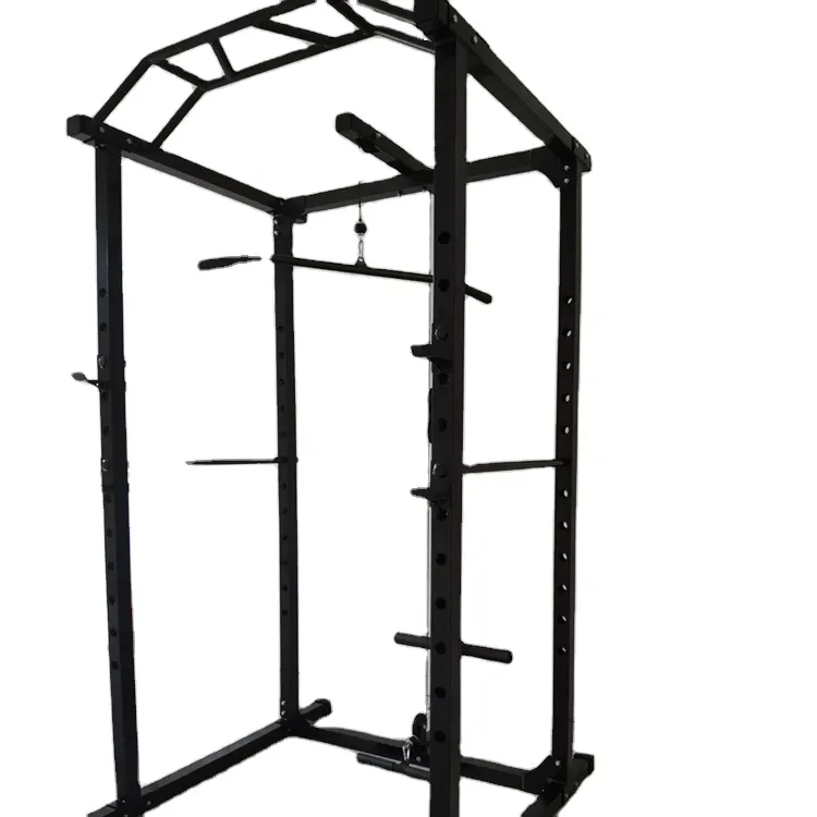 Home Fitness Powerlifting Rack Black Squat Rack
