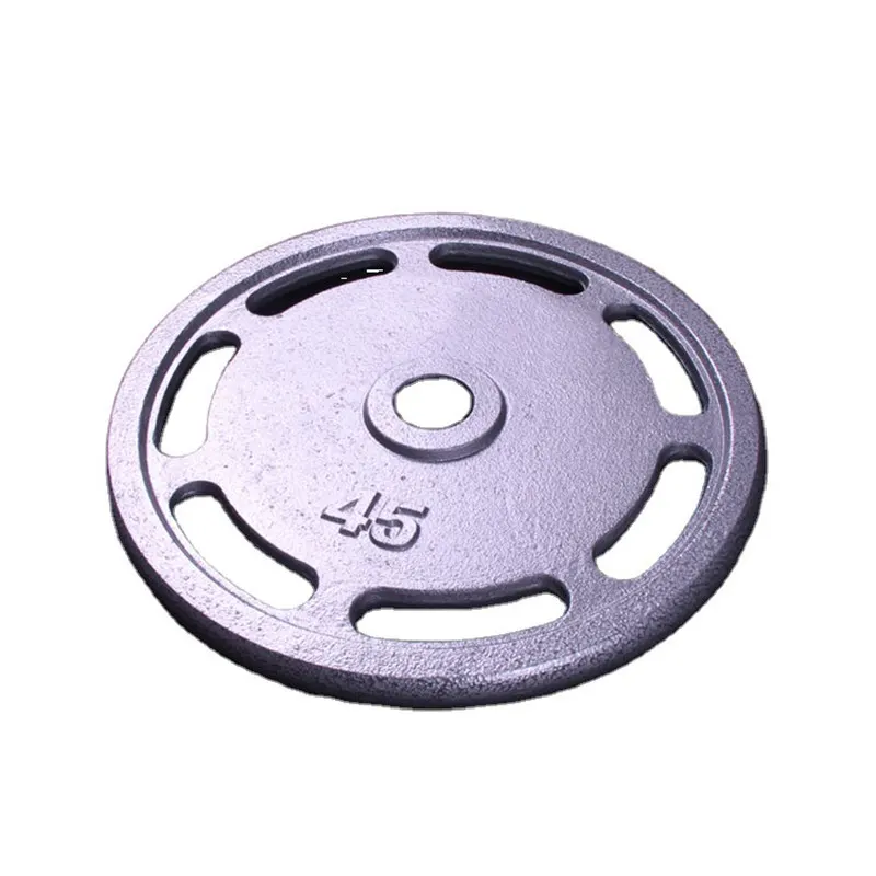 gym seven hole cast iron weight plate