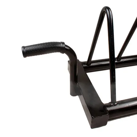 Square tube barbell plate trailer rack03