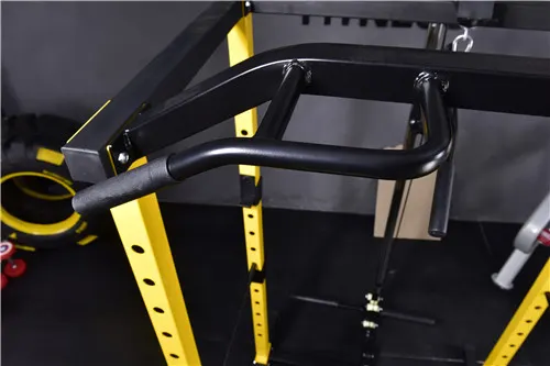 yellow Four pillars squat rack5