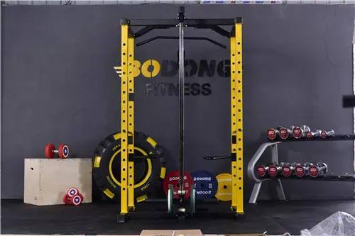 yellow Four pillars squat rack7